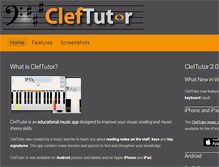 Tablet Screenshot of cleftutor.com